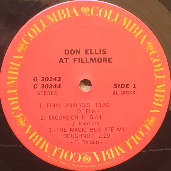 Don Ellis : Don Ellis At Fillmore (2xLP, Album, San)