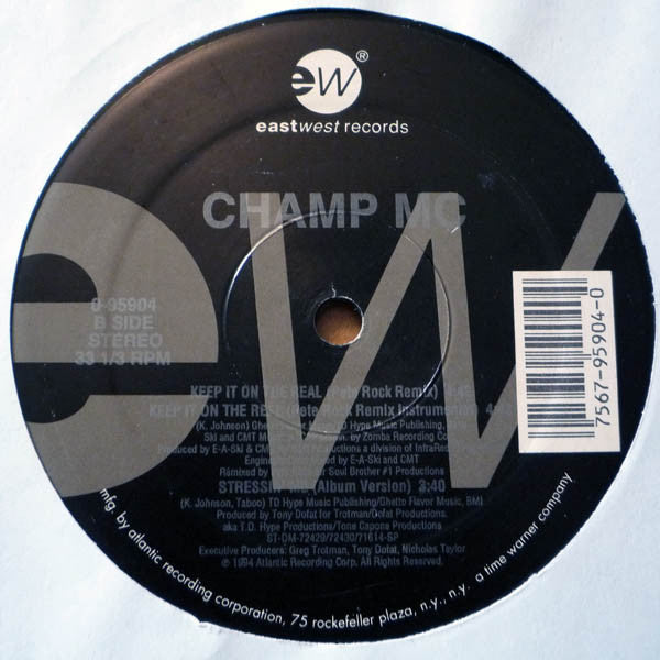 Champ MC : Keep It On The Real (12")