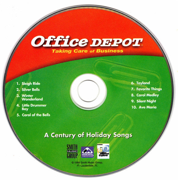 Various : A Century Of Holiday Songs (CD, Album, Comp, Enh)