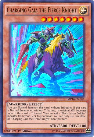 Charging Gaia the Fierce Knight [MP16 - MP16-EN120] Yu-Gi-Oh Trading Card