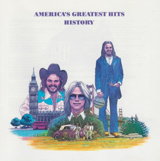 America (2) : History - America's Greatest Hits (CD, Comp, RE, RP)