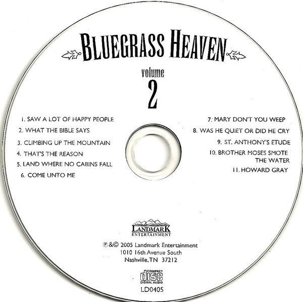 Various : Bluegrass Heaven Volume 2 (CD, Album)