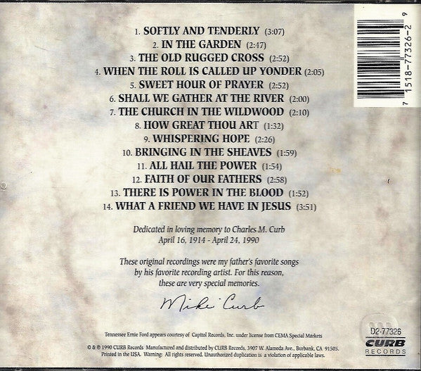 Tennessee Ernie Ford : All-Time Greatest Hymns (CD, Comp)
