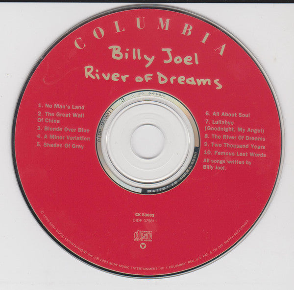 Billy Joel : River Of Dreams (CD, Album)