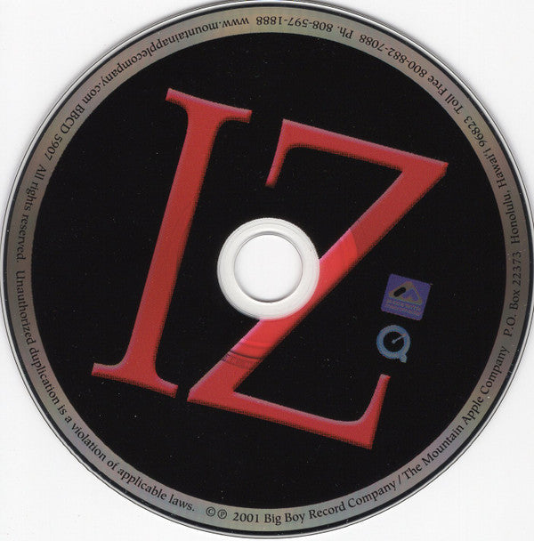 Israel Kamakawiwo'ole : Alone In Iz World (CD, Album, Enh, Son)