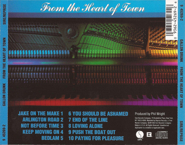 Gallon Drunk : From The Heart Of Town (CD, Album)