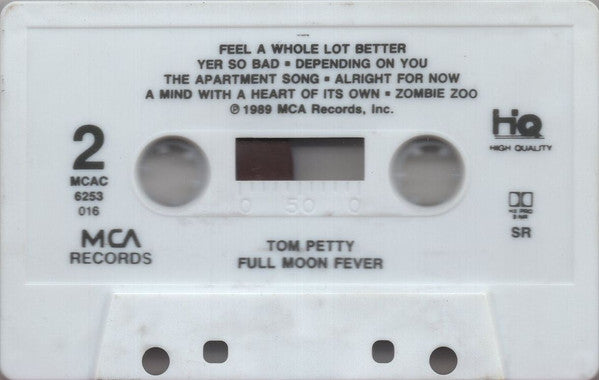 Tom Petty : Full Moon Fever (Cass, Album, Club, SR)