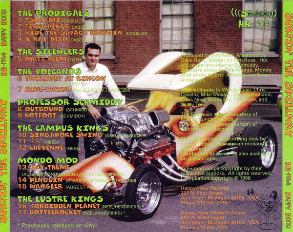 Various : Surfin' The Spillway (CD, Comp)