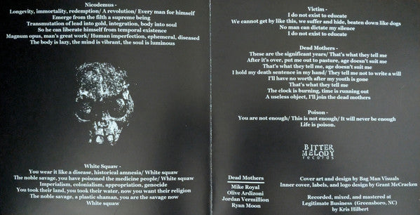 Dead Mothers : Life is Poison (7", EP, Blu)