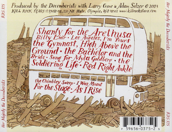 The Decemberists : Her Majesty (CD, Album, RP)