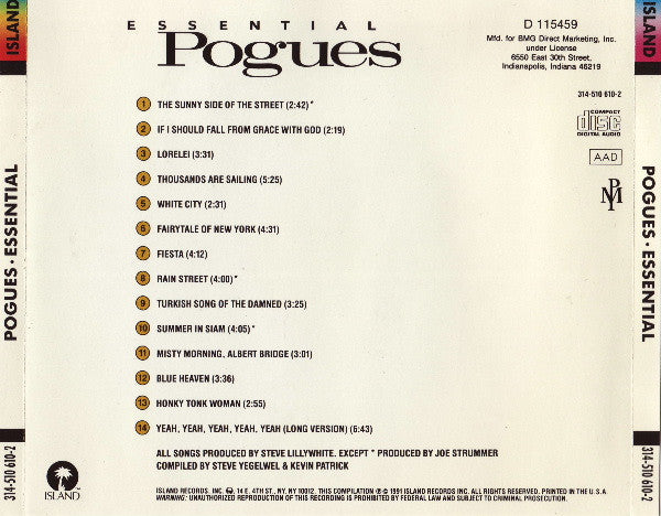 The Pogues : Essential (CD, Comp, Club)