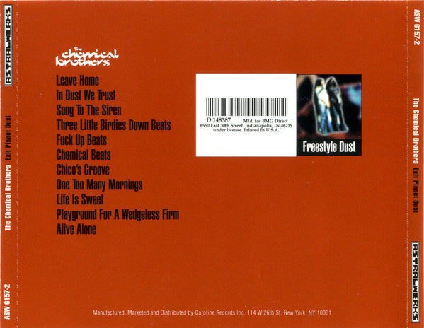 The Chemical Brothers : Exit Planet Dust (CD, Album, Club)