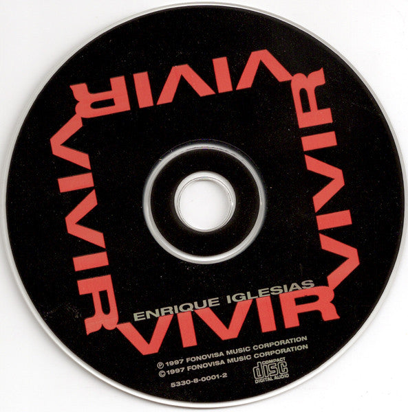 Enrique Iglesias : Vivir (CD, Album)