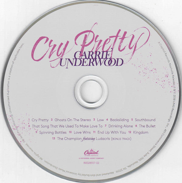 Carrie Underwood : Cry Pretty (CD, Album)