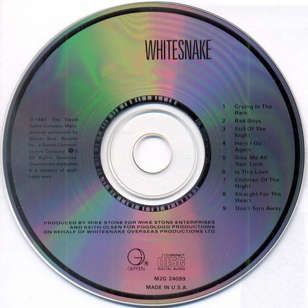 Whitesnake : Whitesnake (CD, Album, Club)