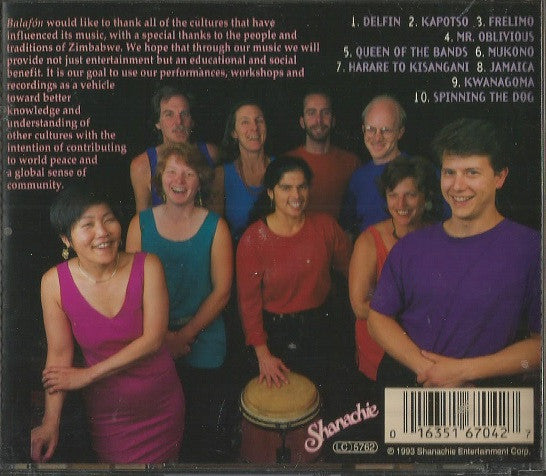 Balafon Marimba Ensemble : Harare To Kisangani (CD, Album)