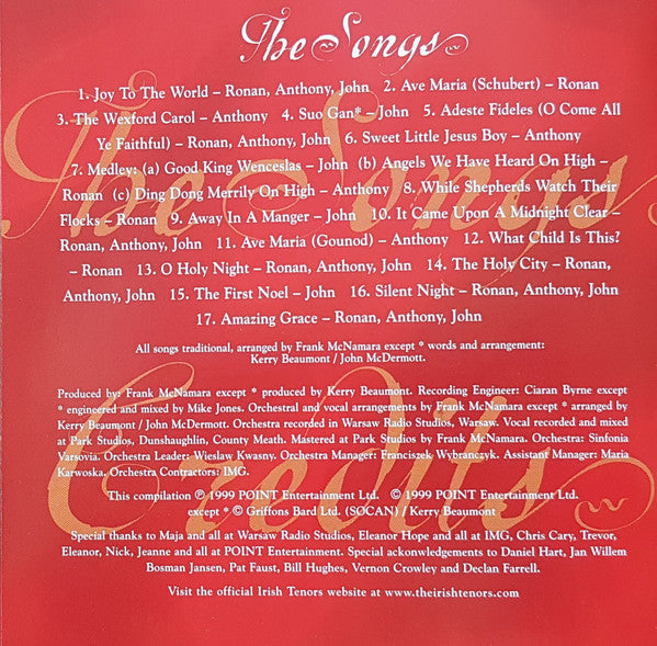The Irish Tenors With Sinfonia Varsovia And The Dunshaughlin Chamber Choir : Home For Christmas (CD, Album)