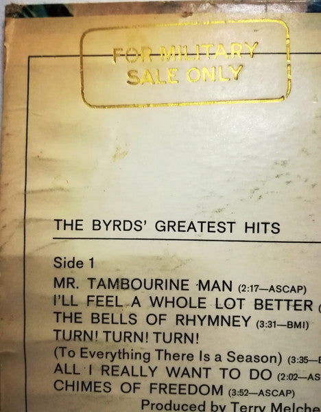 The Byrds : Greatest Hits (LP, Comp, RE)