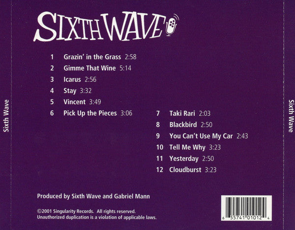 Sixth Wave : Sixth Wave (CD, Album)