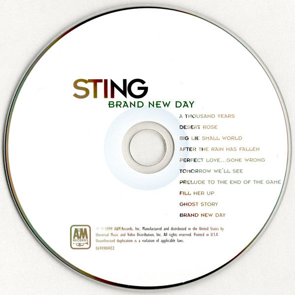Sting : Brand New Day (CD, Album, Enh, PMD)
