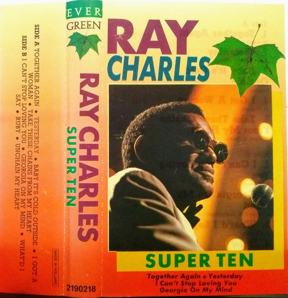 Ray Charles : Super Ten (Cass, Comp)