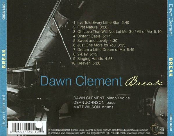 Dawn Clement : Break (CD, Album)