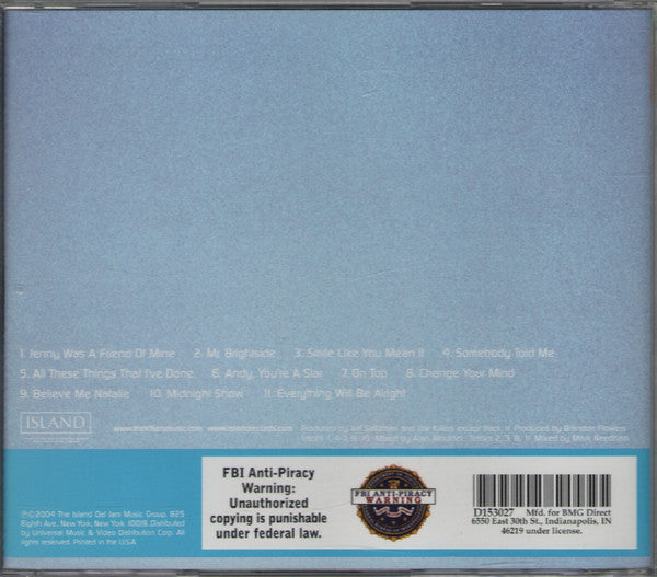 The Killers : Hot Fuss (CD, Album, Club)