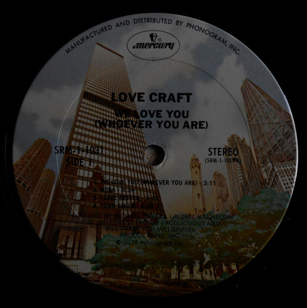 Love Craft  - We Love You (Whoever You Are) (LP) (VG) - Endless Media