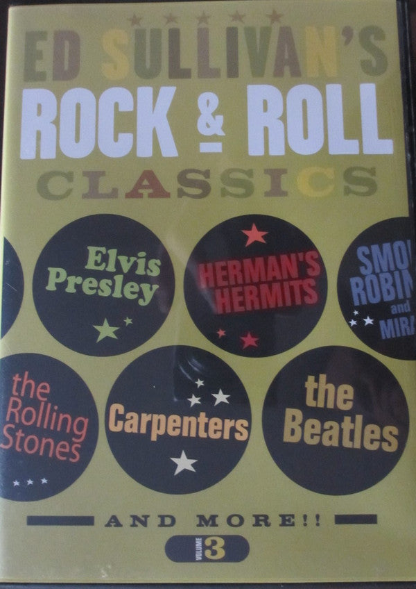 Various : Ed Sullivan's Rock & Roll Classics Volume 3 (DVD-V, Comp, NTSC)