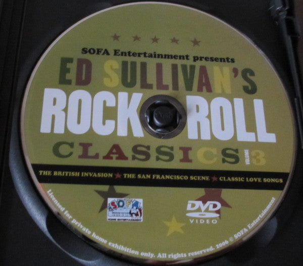 Various : Ed Sullivan's Rock & Roll Classics Volume 3 (DVD-V, Comp, NTSC)