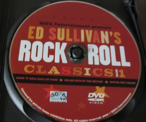 Various : Ed Sullivan's Rock & Roll Classics Volume 1 (DVD-V, Comp, NTSC)