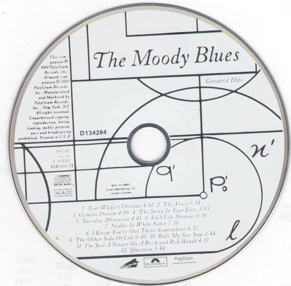 The Moody Blues : The Story Of The Moody Blues...Legend Of A Band (CD, Comp, Club)