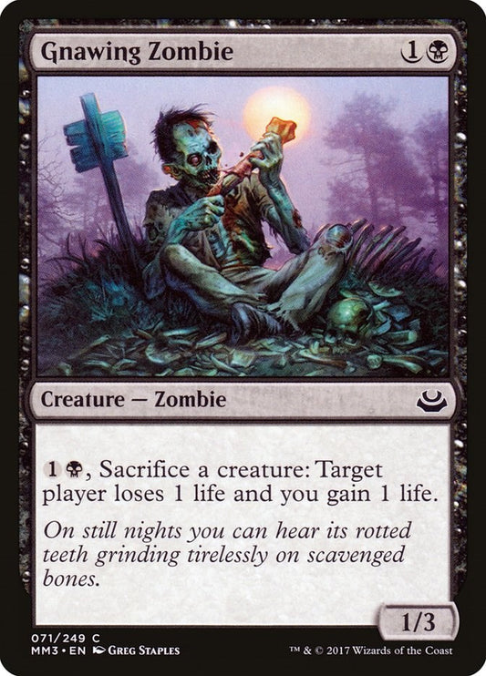 Gnawing Zombie [MM3 - 71] Magic the Gathering MTG Trading Card