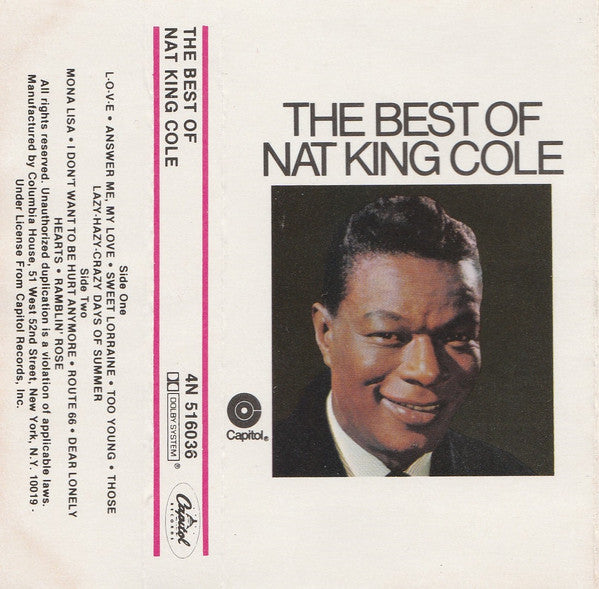 Nat King Cole : The Best Of Nat King Cole (Cass, Comp, DOL)
