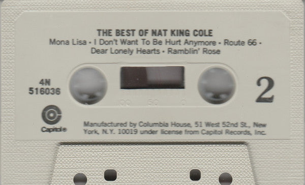 Nat King Cole : The Best Of Nat King Cole (Cass, Comp, DOL)