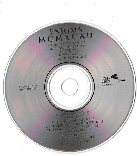 Enigma : MCMXC a.D. (CD, Album)