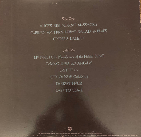 Arlo Guthrie : The Best Of Arlo Guthrie (LP, Comp, RP)