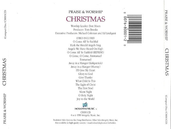 Don Moen : Christmas (CD, Album)