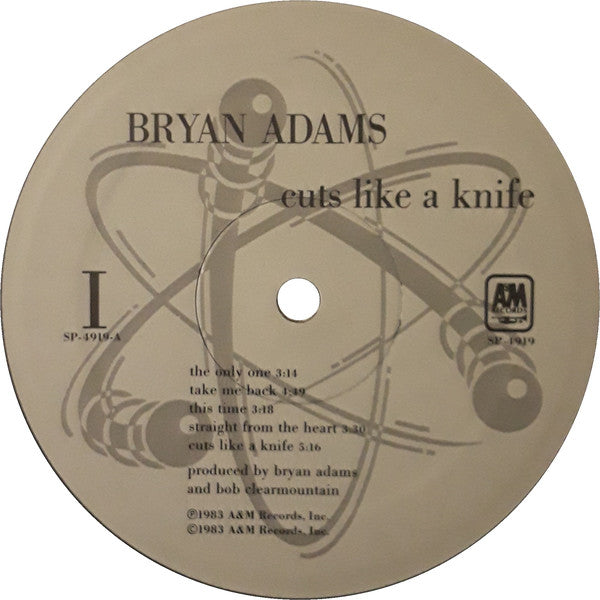 Bryan Adams : Cuts Like A Knife (LP, Album, EMW)