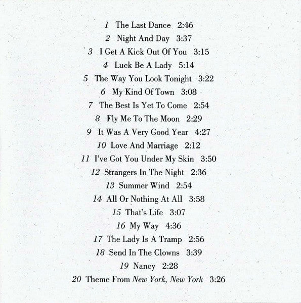 Frank Sinatra : Sinatra Reprise: The Very Good Years (CD, Comp, All)