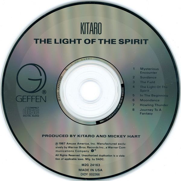 Kitaro : The Light Of The Spirit (CD, Album, Club)