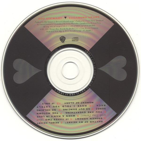 Rod Stewart : Vagabond Heart (CD, Album, All)