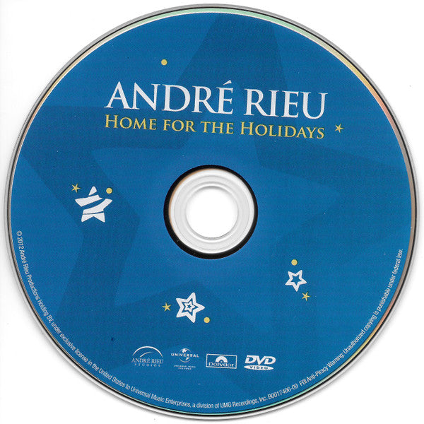 André Rieu & His Johann Strauß Orchestra : Home For The Holidays (DVD-V, Album, NTSC, 16:)