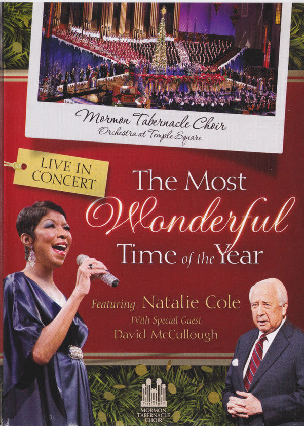 Mormon Tabernacle Choir, Orchestra at Temple Square featuring Natalie Cole ,with Special Guest David McCullough (2) : The Most Wonderful Time Of The Year (DVD, NTSC)