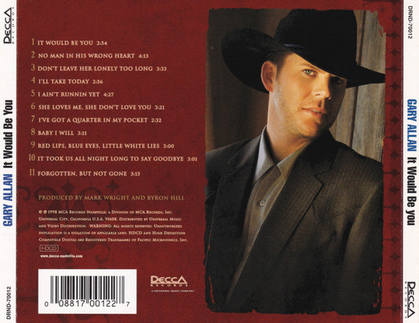 Gary Allan (2) : It Would Be You (HDCD, Album)