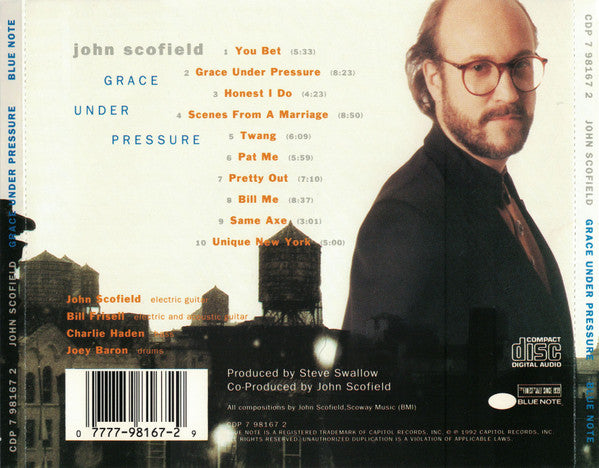 John Scofield : Grace Under Pressure (CD, Album)