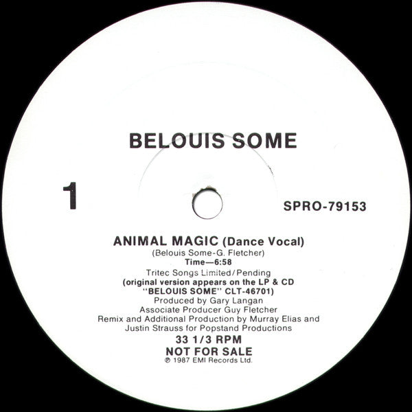 Belouis Some : Animal Magic (12", Promo)