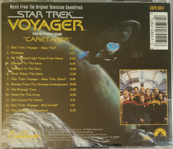 Jay Chattaway & Jerry Goldsmith : Star Trek: Voyager (Music From The Original Television Soundtrack) (CD, Album)