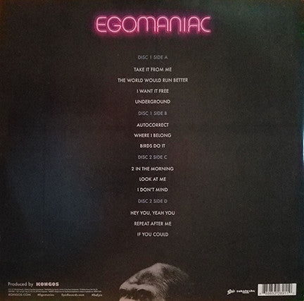 Kongos : Egomaniac (2xLP, Album, Ltd, Pin)
