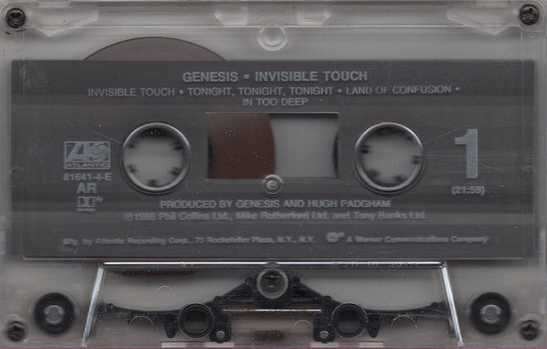 Genesis : Invisible Touch (Cass, Album, AR,)